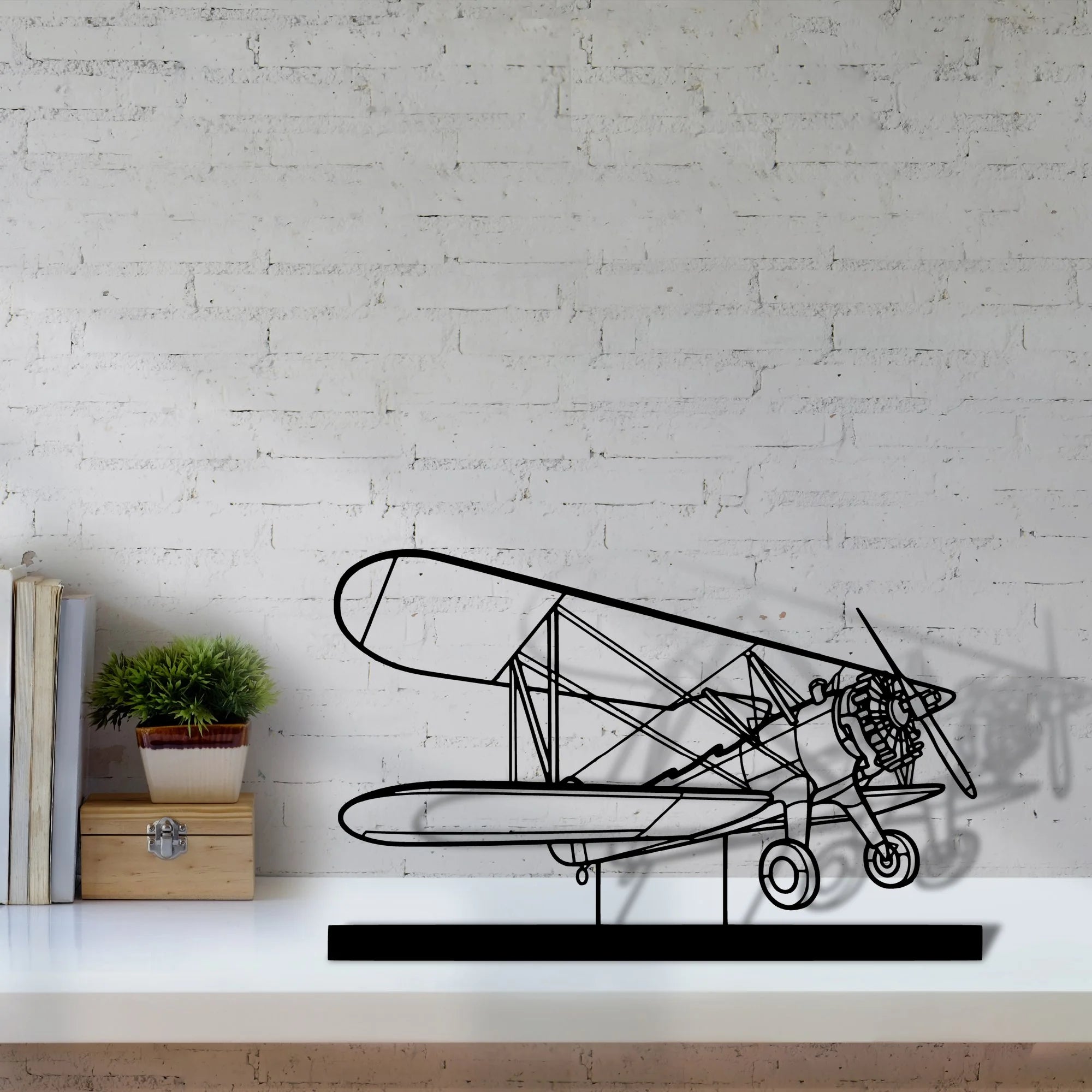 model-75-2 Silhouette Metal Art Stand - Tinvibe