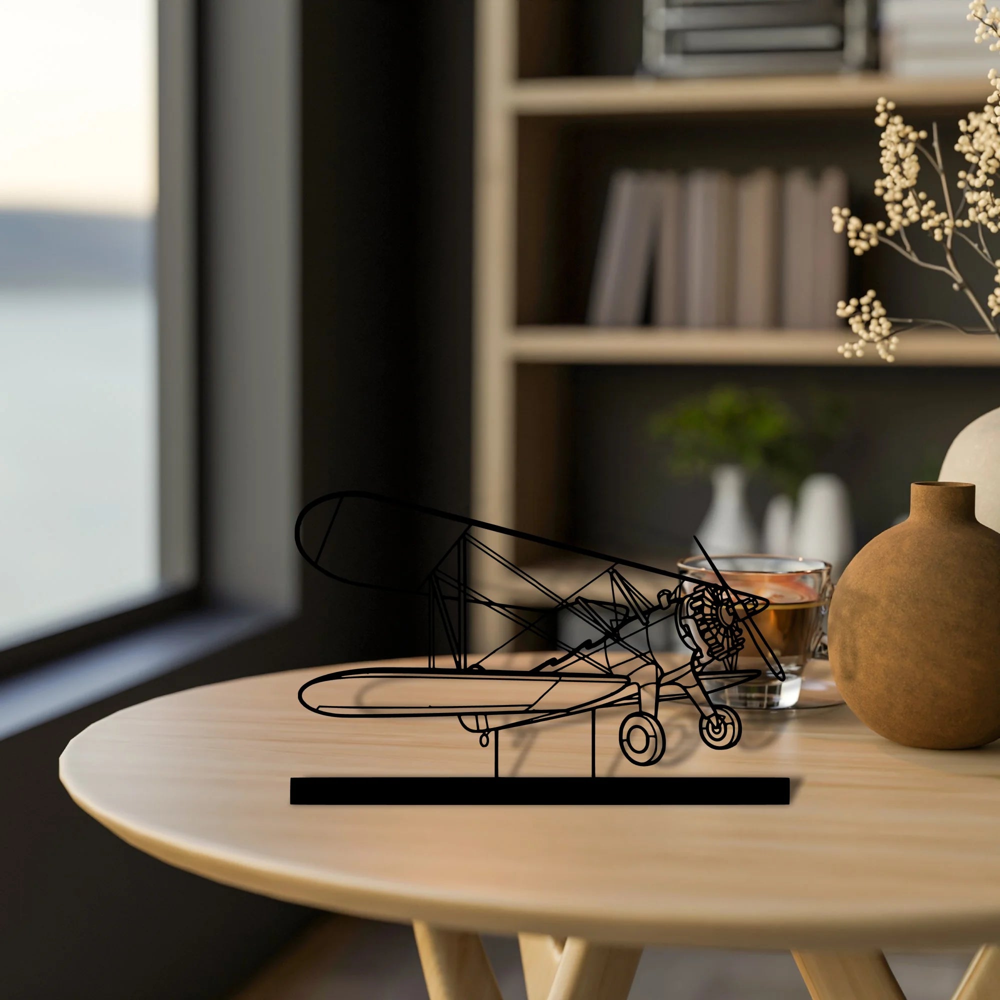 model-75-2 Silhouette Metal Art Stand - Tinvibe