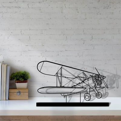 model-75 Silhouette Metal Art Stand - Tinvibe