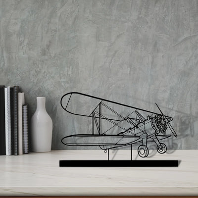 model-75 Silhouette Metal Art Stand - Tinvibe