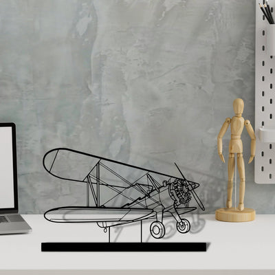 model-75 Silhouette Metal Art Stand - Tinvibe