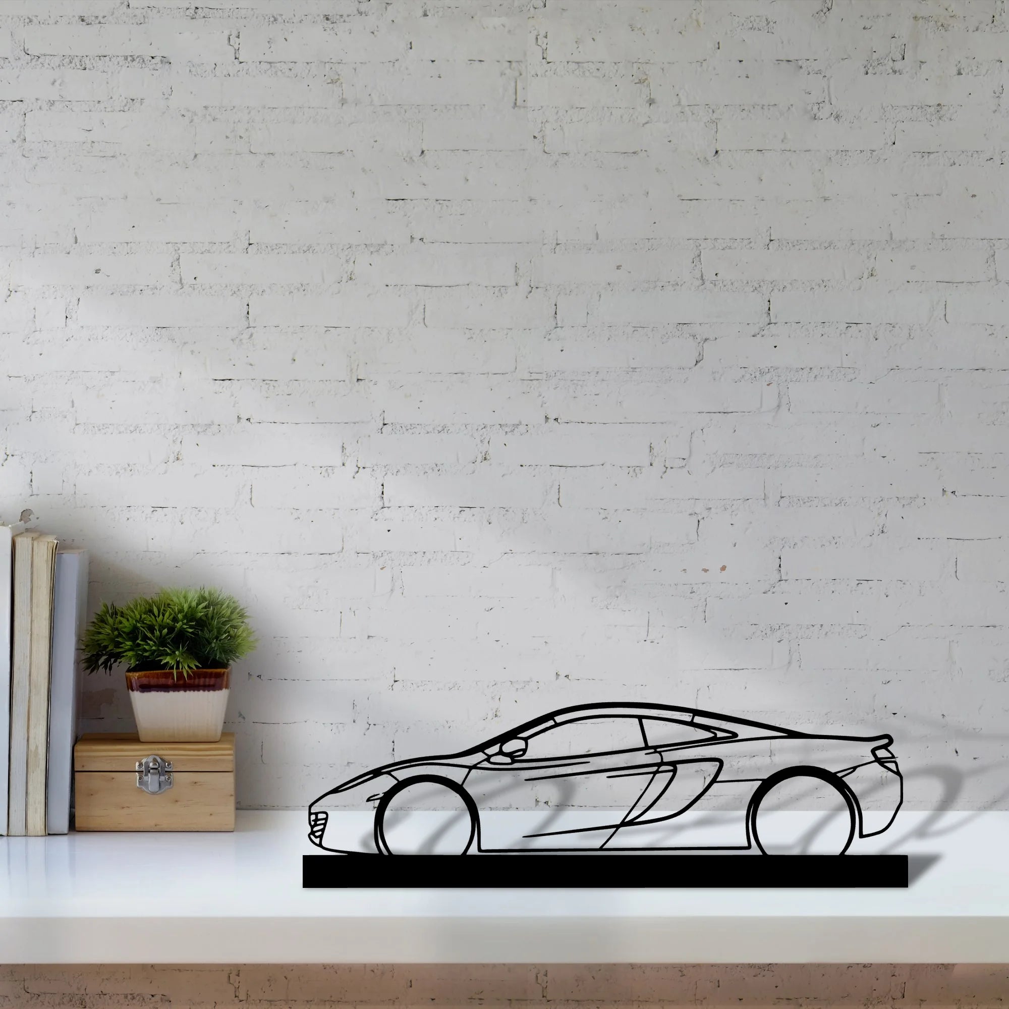 mp4-12c Silhouette Metal Art Stand - Tinvibe