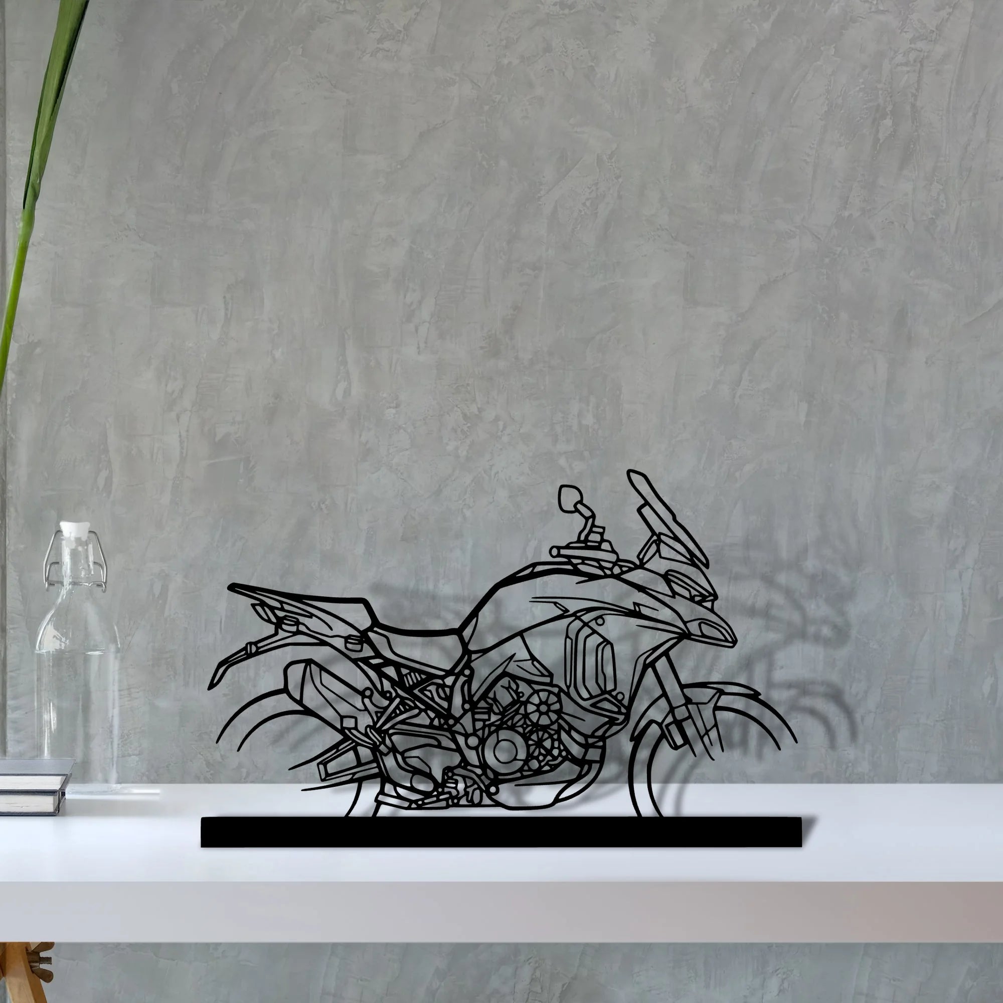 multistrada-v4s Silhouette Metal Art Stand - Tinvibe