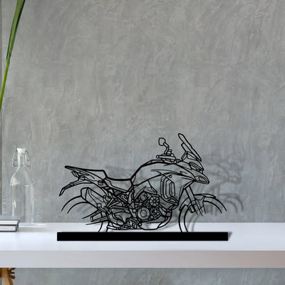 multistrada-v4s Silhouette Metal Art Stand - Tinvibe