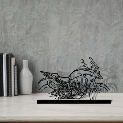 multistrada-v4s Silhouette Metal Art Stand - Tinvibe