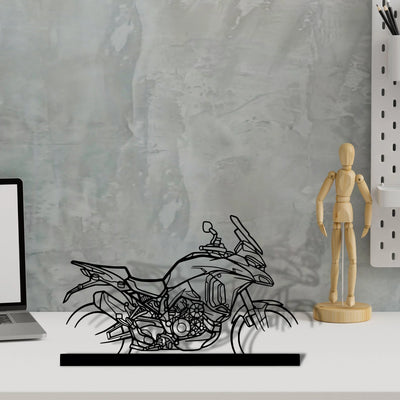 multistrada-v4s Silhouette Metal Art Stand - Tinvibe