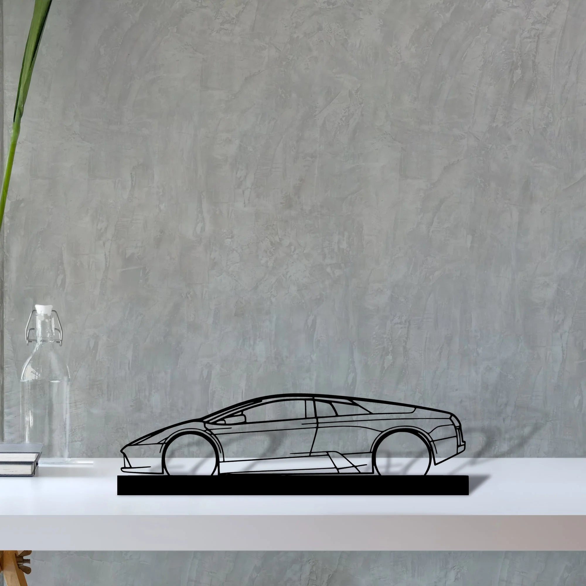 murcielago Silhouette Metal Art Stand - Tinvibe