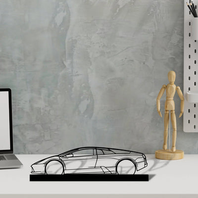 murcielago Silhouette Metal Art Stand - Tinvibe