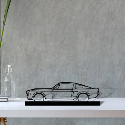 mustang-1967 Silhouette Metal Art Stand - Tinvibe