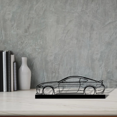 mustang-gt-s550 Silhouette Metal Art Stand - Tinvibe