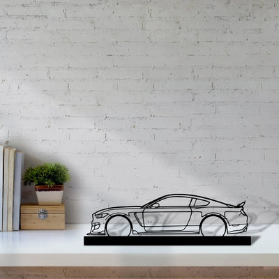 mustang-gt350-2020-2 Silhouette Metal Art Stand - Tinvibe