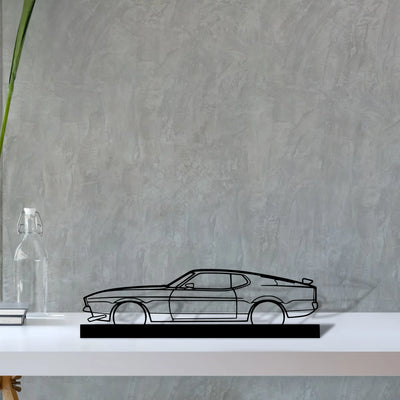 mustang-mach-1 Silhouette Metal Art Stand - Tinvibe