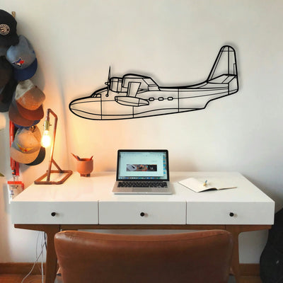 Mv 22 Osprey Classic Aircraft Silhouette Metal Wall Art - Tinvibe