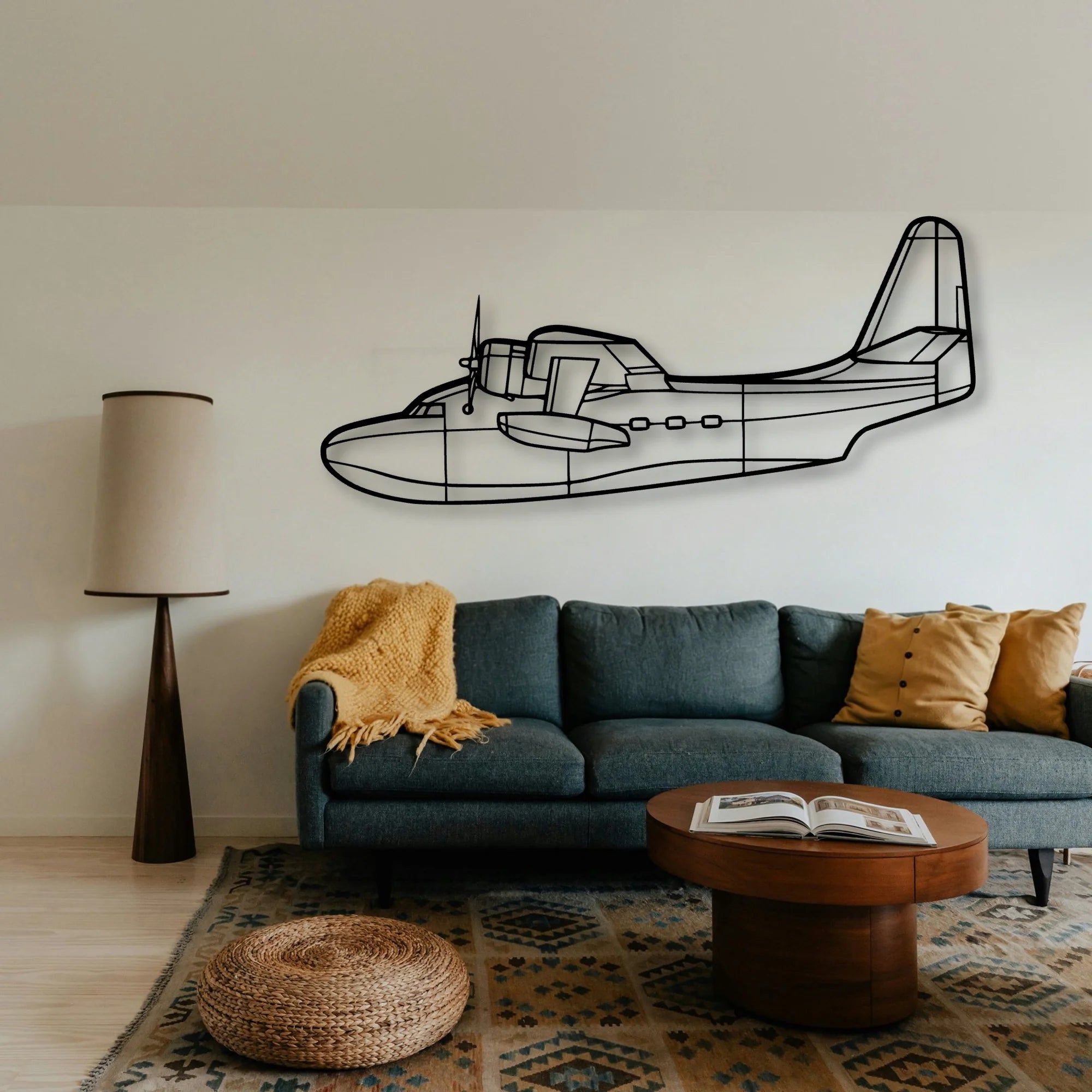Mv 22 Osprey Classic Aircraft Silhouette Metal Wall Art - Tinvibe
