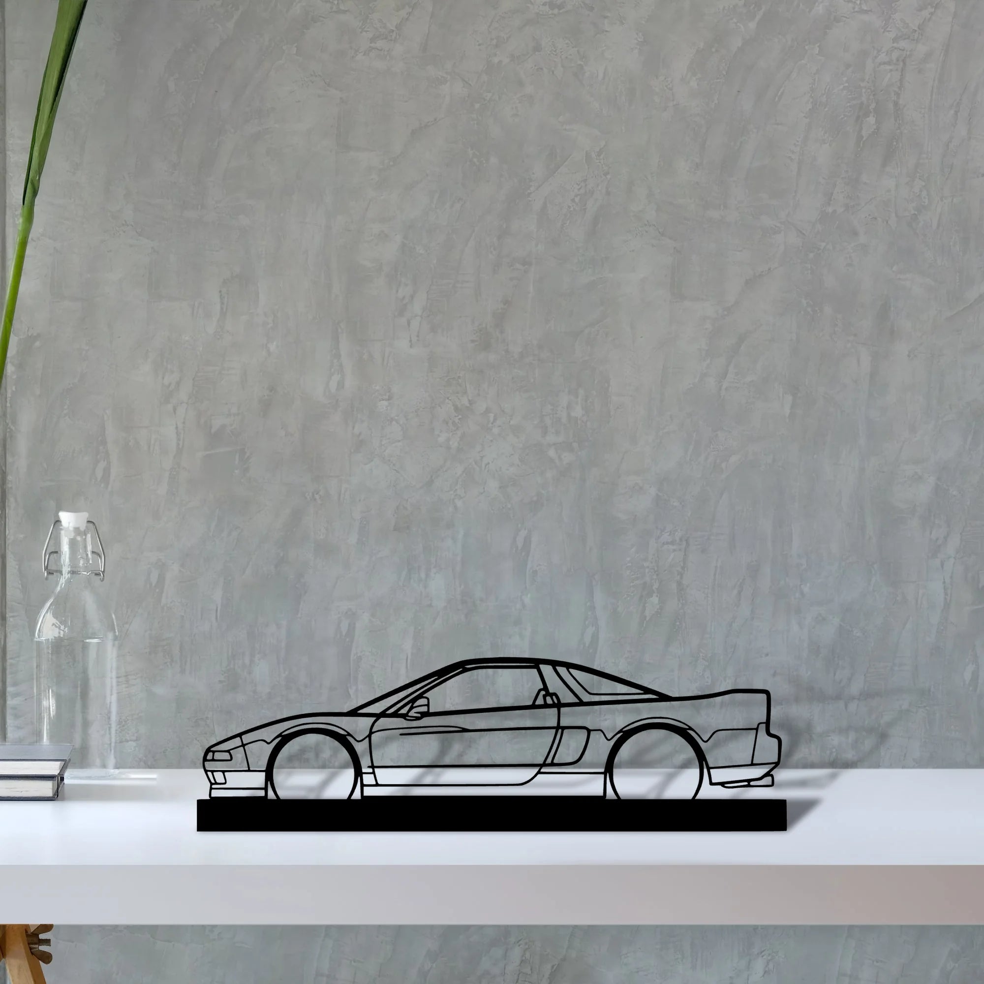 nsx-1991 Silhouette Metal Art Stand - Tinvibe
