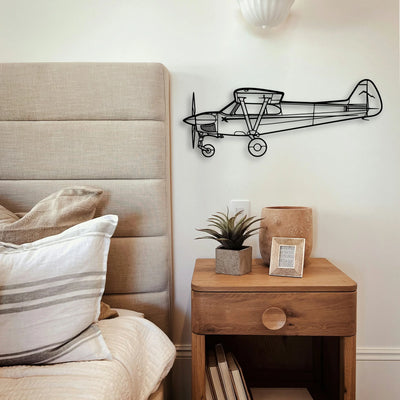 Nxcub Classic Aircraft Silhouette Metal Wall Art - Tinvibe