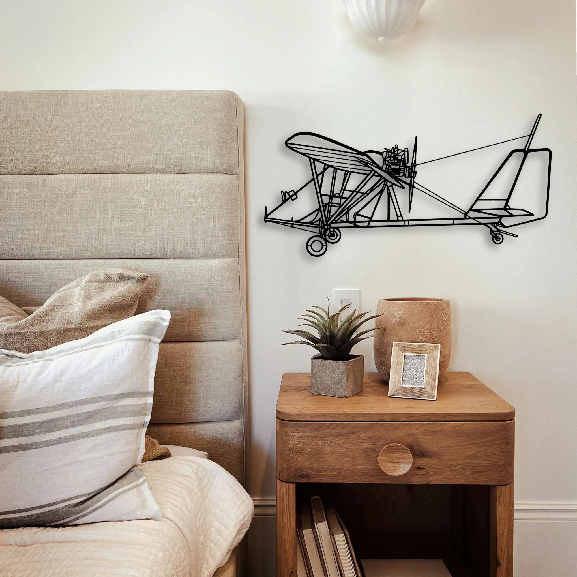 PA 28 180 Cherokee Archer Classic Aircraft Silhouette Metal Wall Art - Tinvibe