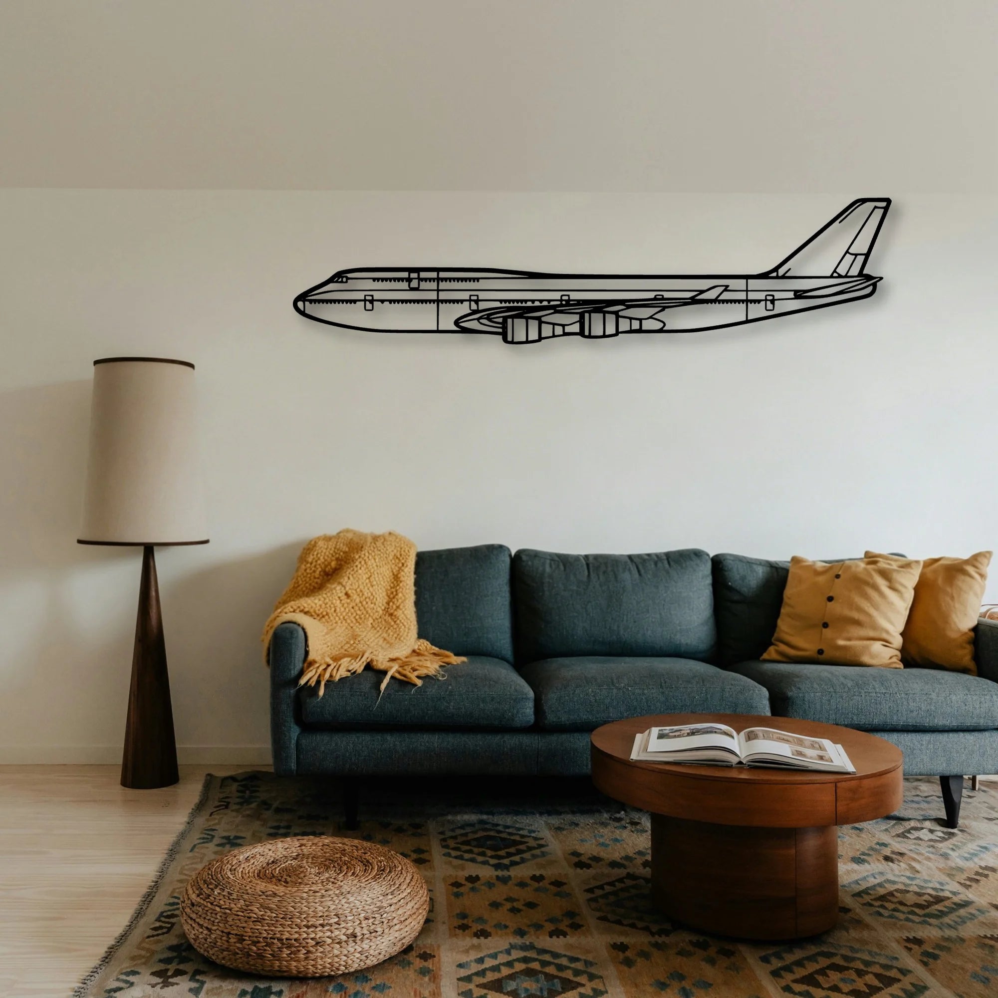 PA 32R 301 Saratoga Hp Ii Classic Aircraft Silhouette Metal Wall Art - Tinvibe