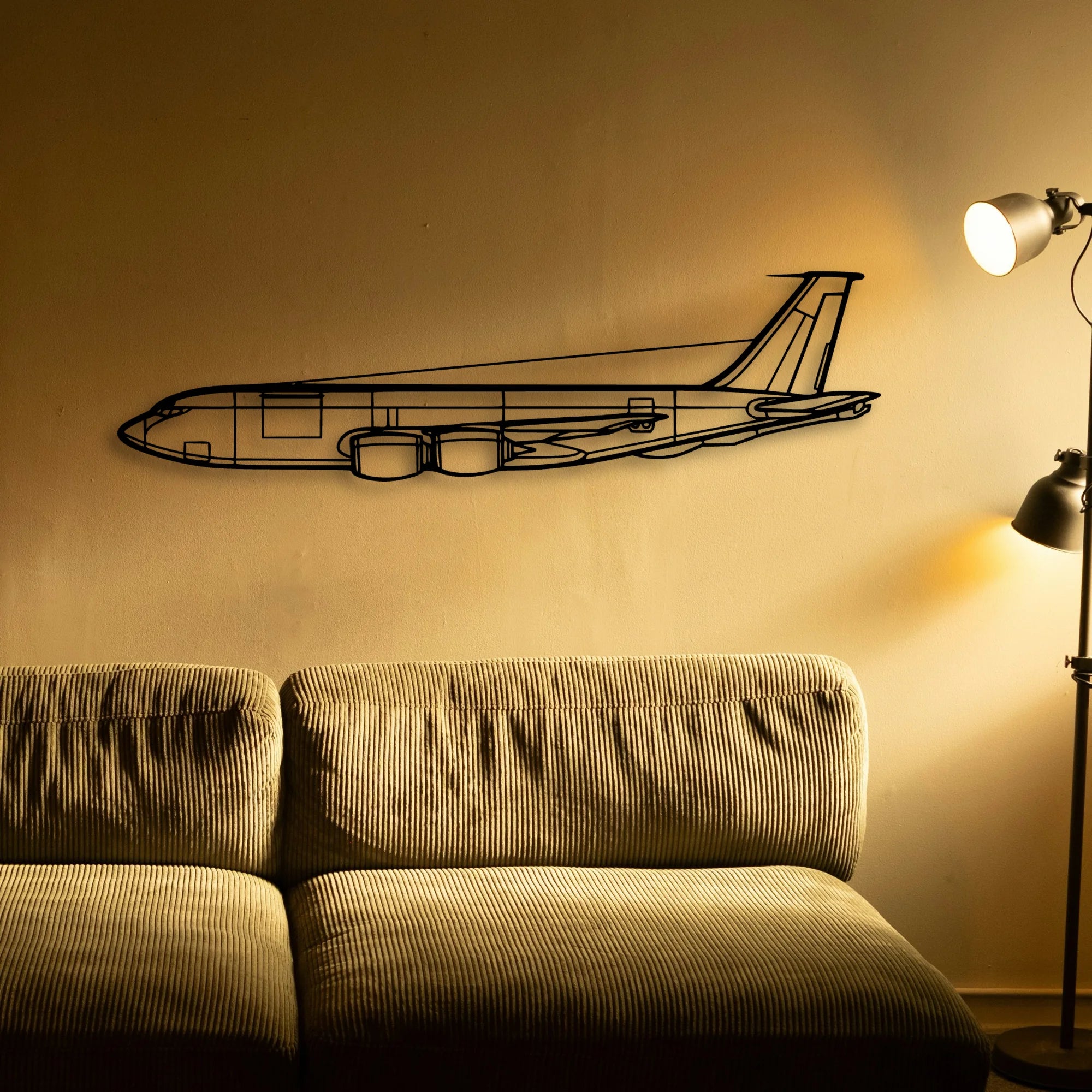 PA 32R 301T Classic Aircraft Silhouette Metal Wall Art - Tinvibe