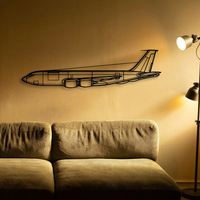 PA 32R 301T Classic Aircraft Silhouette Metal Wall Art - Tinvibe