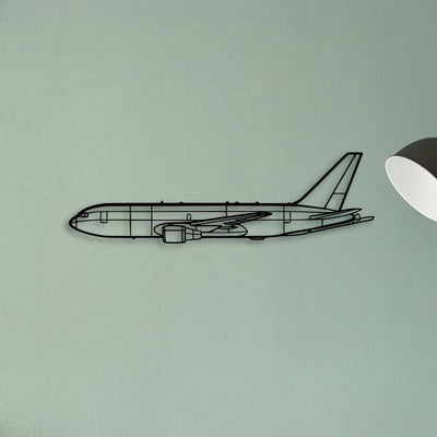 PA 38 Tomahawk Classic Aircraft Silhouette Metal Wall Art - Tinvibe