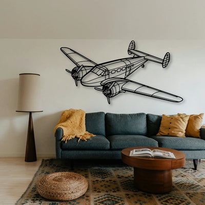 PA 46 350P Malibu Mirage Classic Aircraft Silhouette Metal Wall Art - Tinvibe
