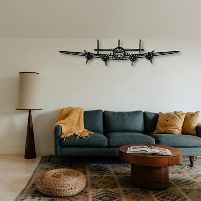 PA 46R 350T Matrix Classic Aircraft Silhouette Metal Wall Art - Tinvibe