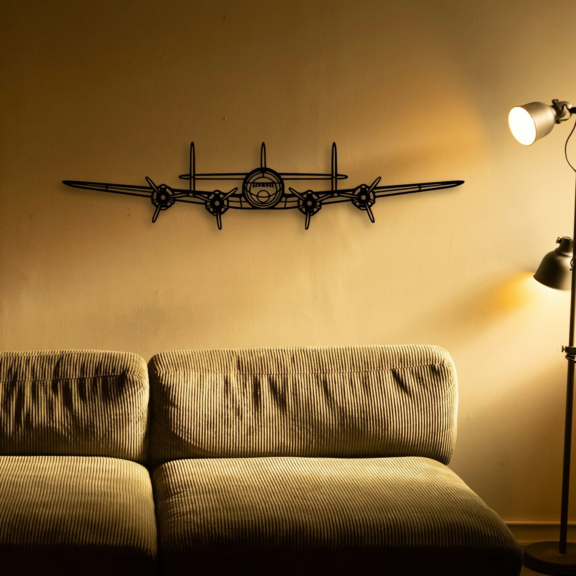 PA 46R 350T Matrix Classic Aircraft Silhouette Metal Wall Art - Tinvibe