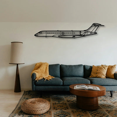 PA32R 301 Classic Aircraft Silhouette Metal Wall Art - Tinvibe