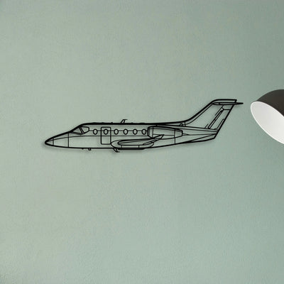 Phenom 300 Classic Aircraft Silhouette Metal Wall Art - Tinvibe