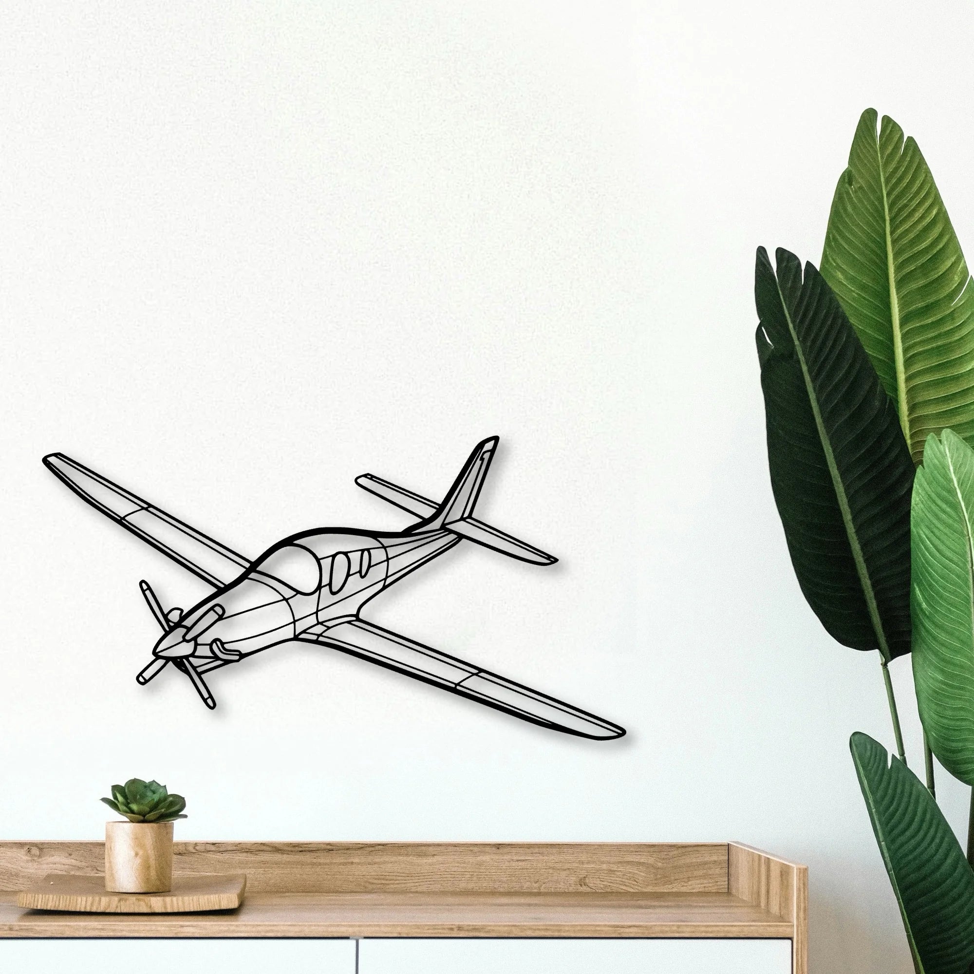 Piper J 3 Cub Classic Aircraft Silhouette Metal Wall Art - Tinvibe