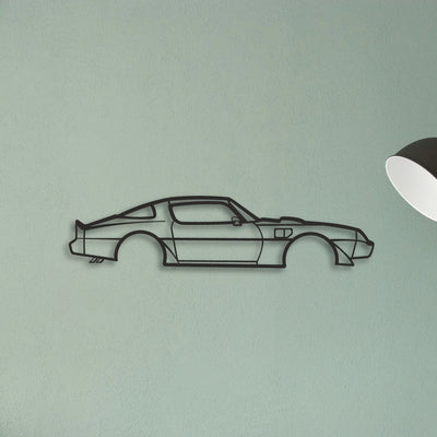 Pontiac Classic Silhouette Metal Wall Art - Tinvibe