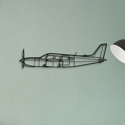 Praetor 600 Classic Aircraft Silhouette Metal Wall Art - Tinvibe