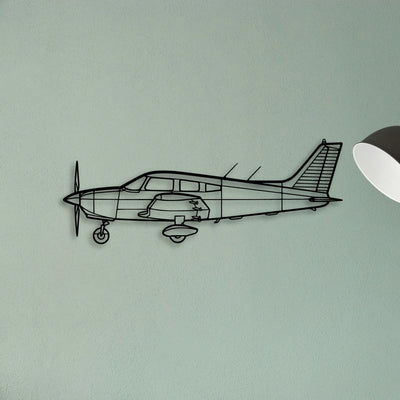 R 44 Clipper Ii Classic Aircraft Silhouette Metal Wall Art - Tinvibe