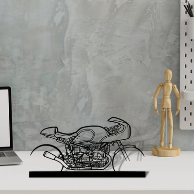 r-nine-t-racer-2019 Silhouette Metal Art Stand - Tinvibe