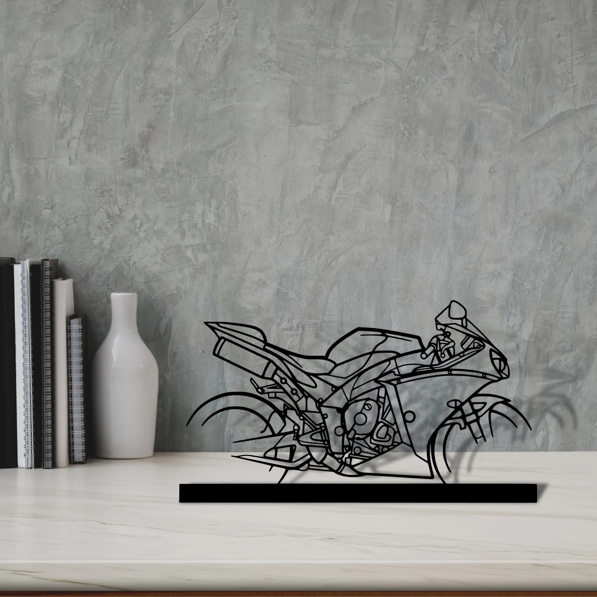 r1-2015 Silhouette Metal Art Stand - Tinvibe