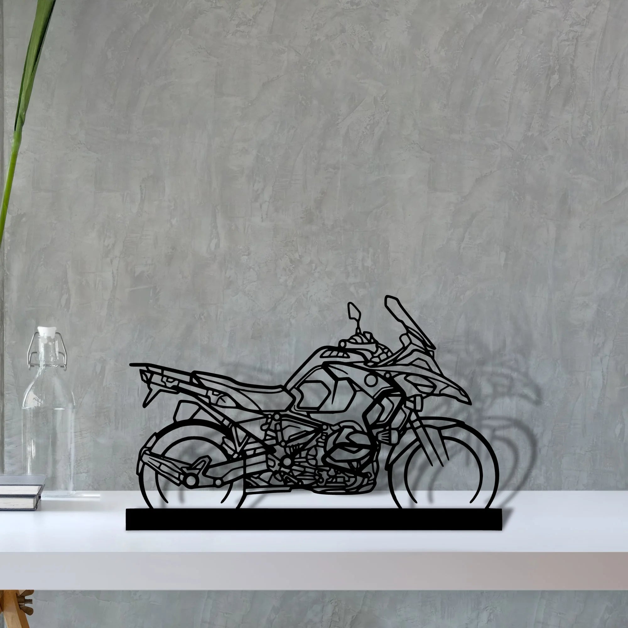 r1250-gsa Silhouette Metal Art Stand - Tinvibe