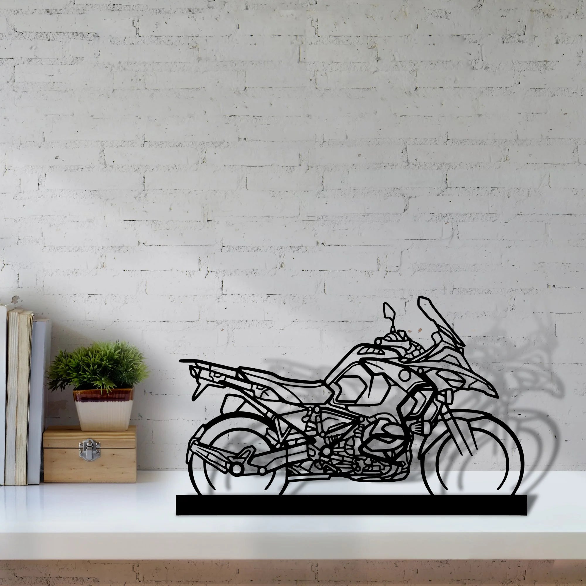 r1250-gsa Silhouette Metal Art Stand - Tinvibe