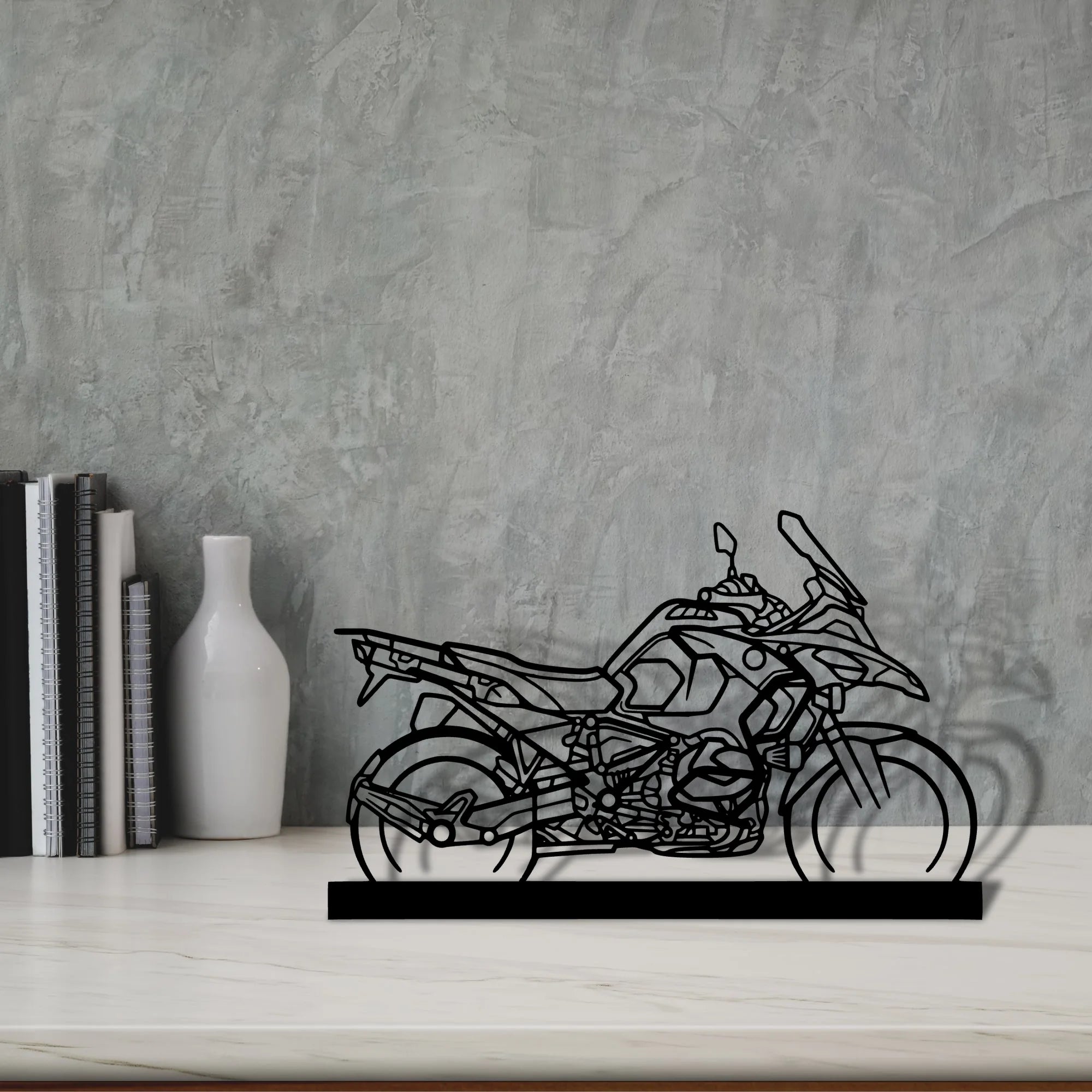 r1250-gsa Silhouette Metal Art Stand - Tinvibe