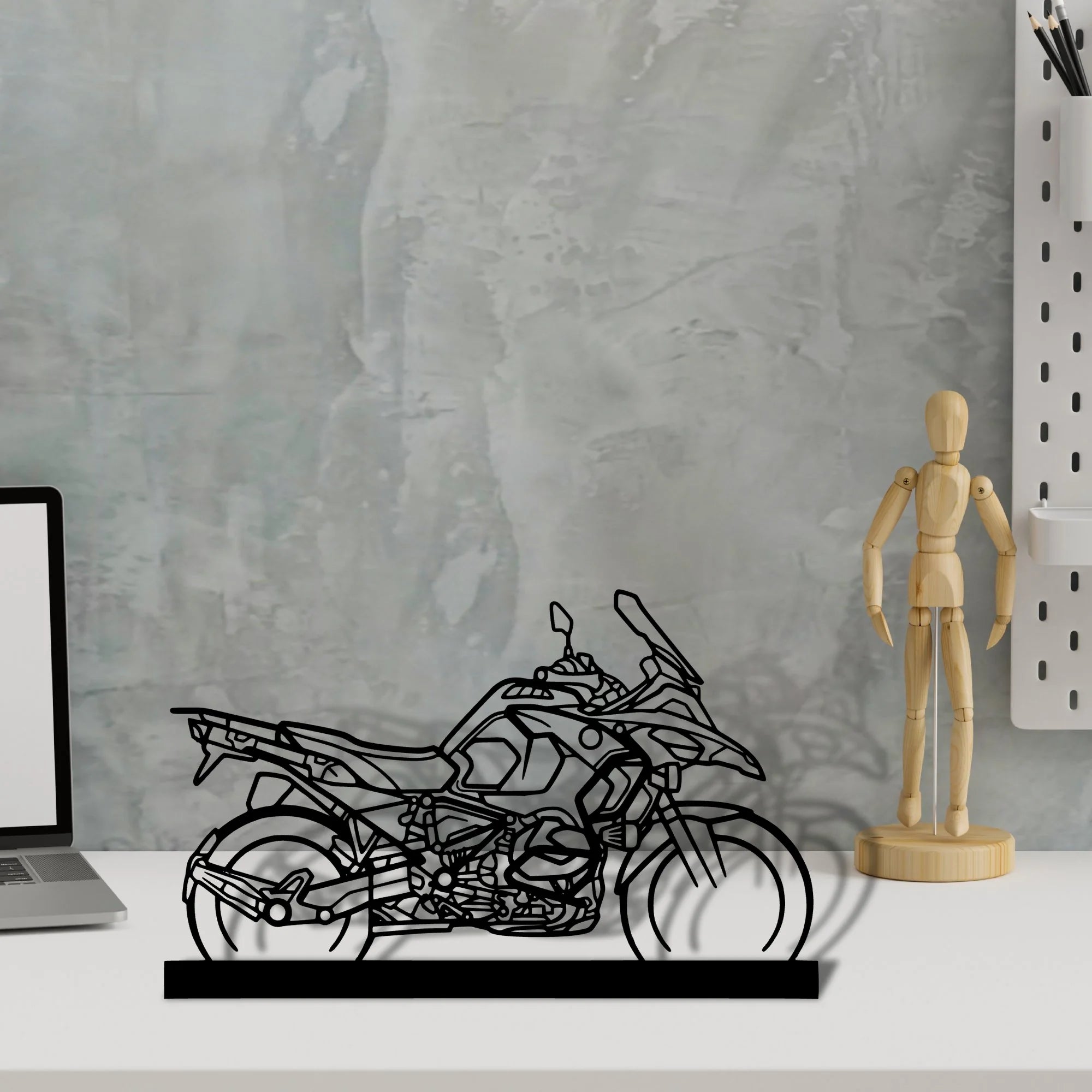 r1250-gsa Silhouette Metal Art Stand - Tinvibe