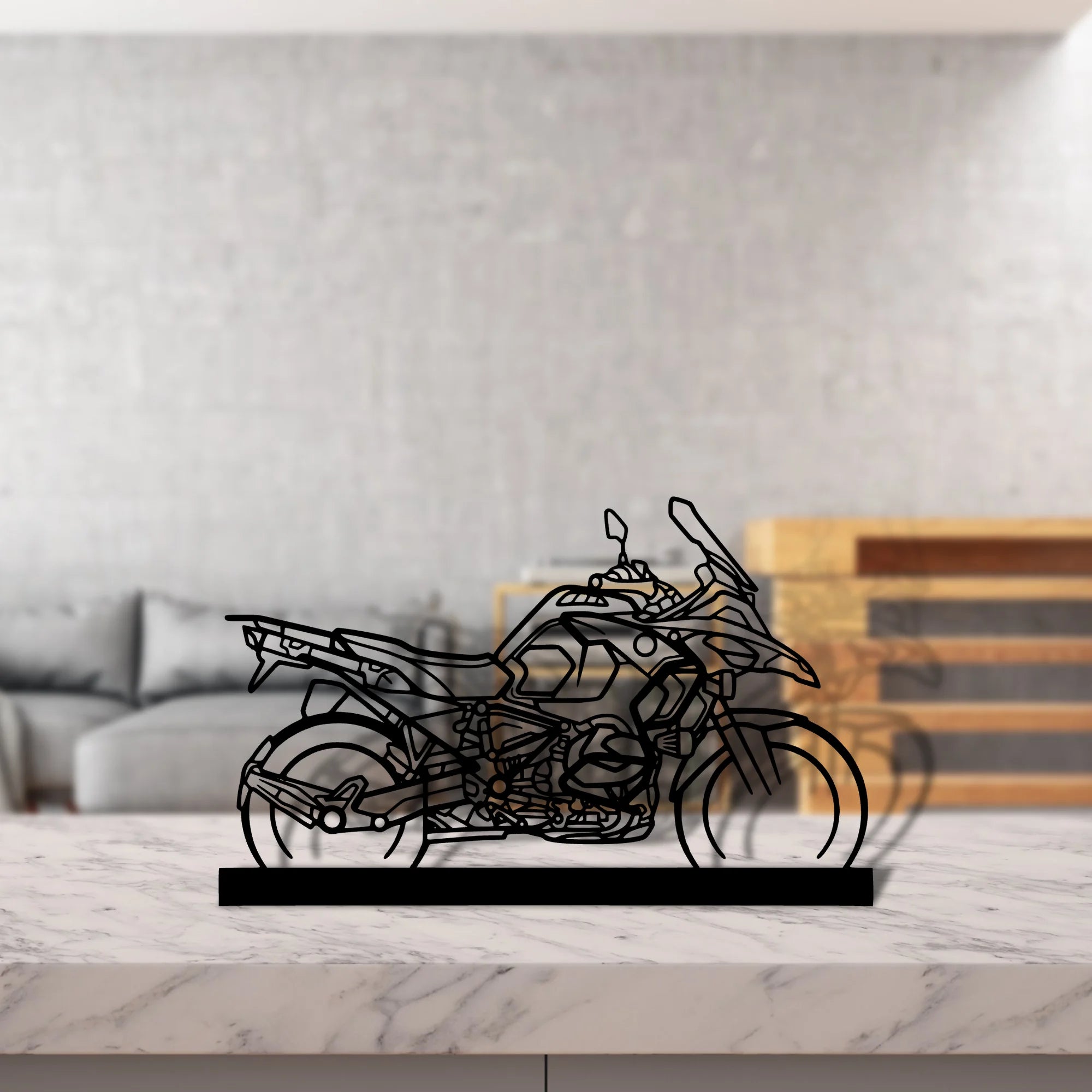r1250-gsa Silhouette Metal Art Stand - Tinvibe