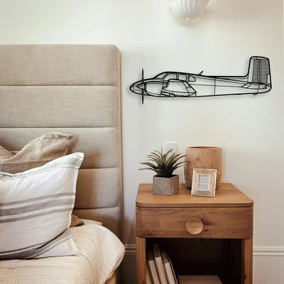 R3000 160 Classic Aircraft Silhouette Metal Wall Art - Tinvibe