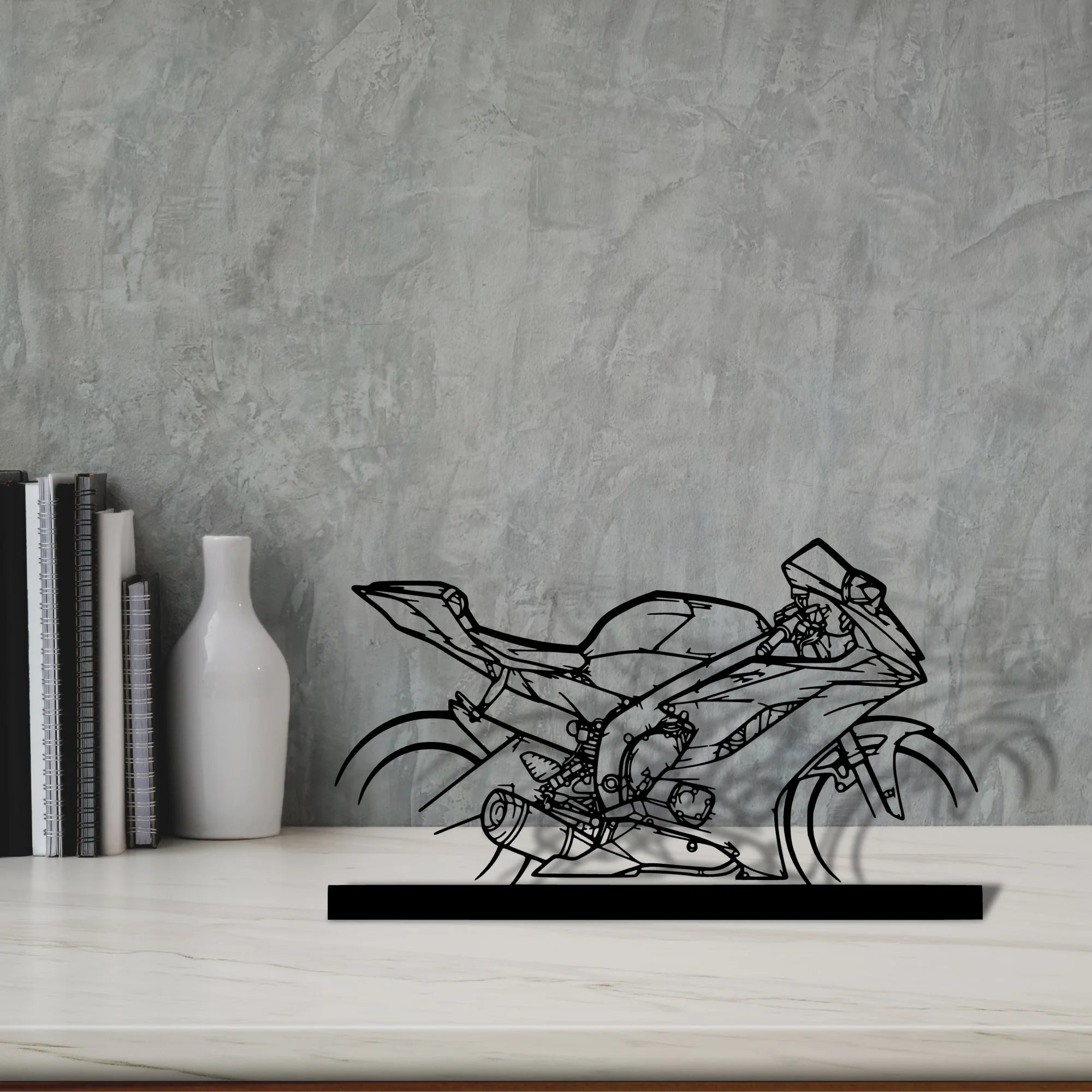 r6-2018 Silhouette Metal Art Stand - Tinvibe