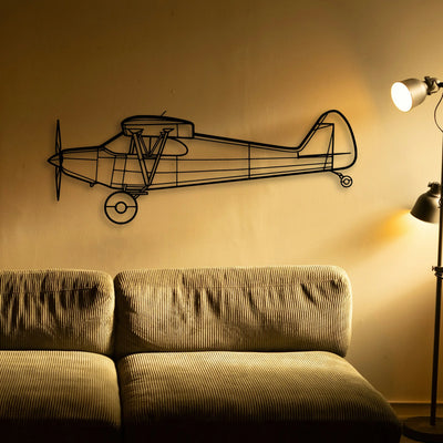 Raf F 4K Phantom Classic Aircraft Silhouette Metal Wall Art - Tinvibe