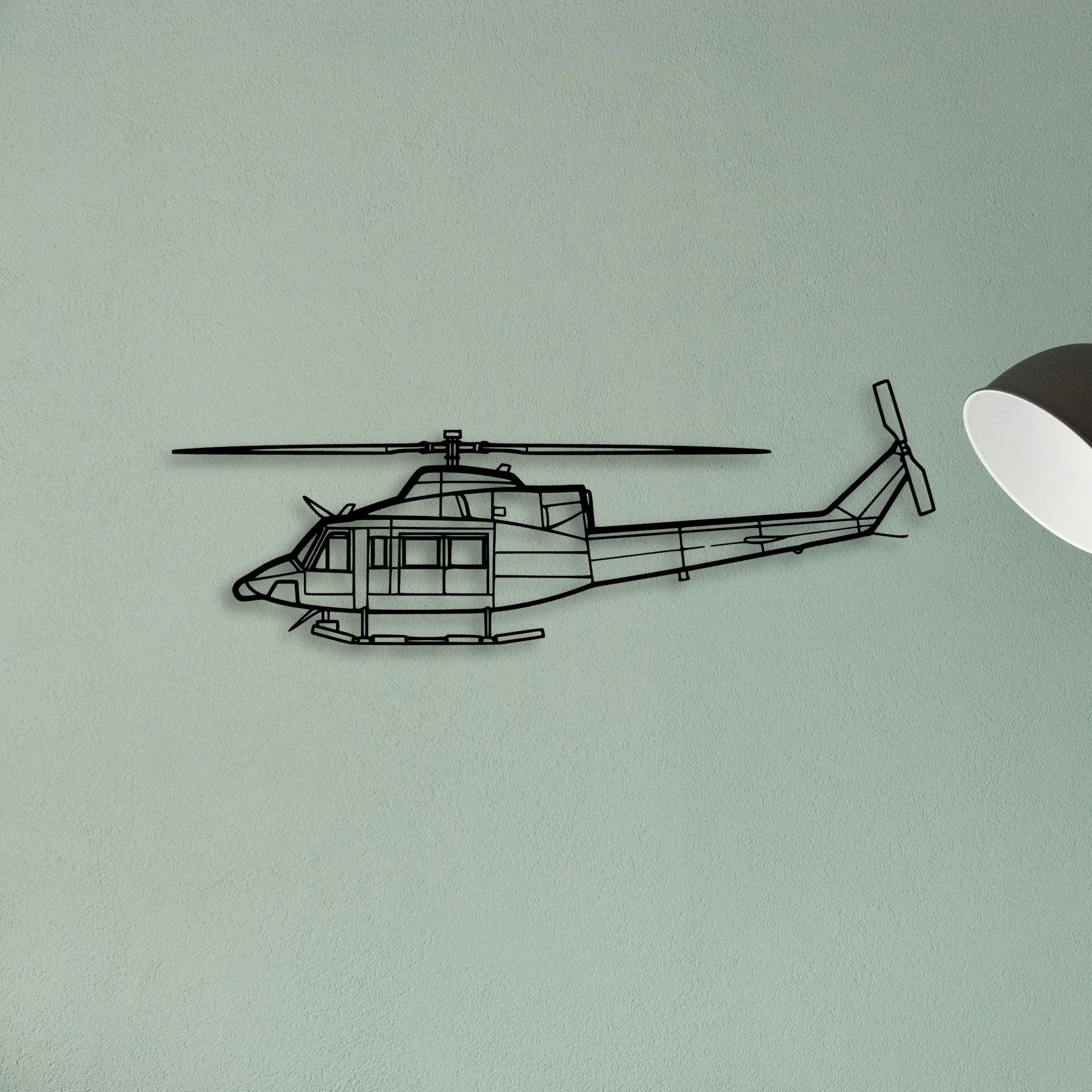 Rafale Classic Aircraft Silhouette Metal Wall Art - Tinvibe