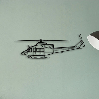 Rafale Classic Aircraft Silhouette Metal Wall Art - Tinvibe