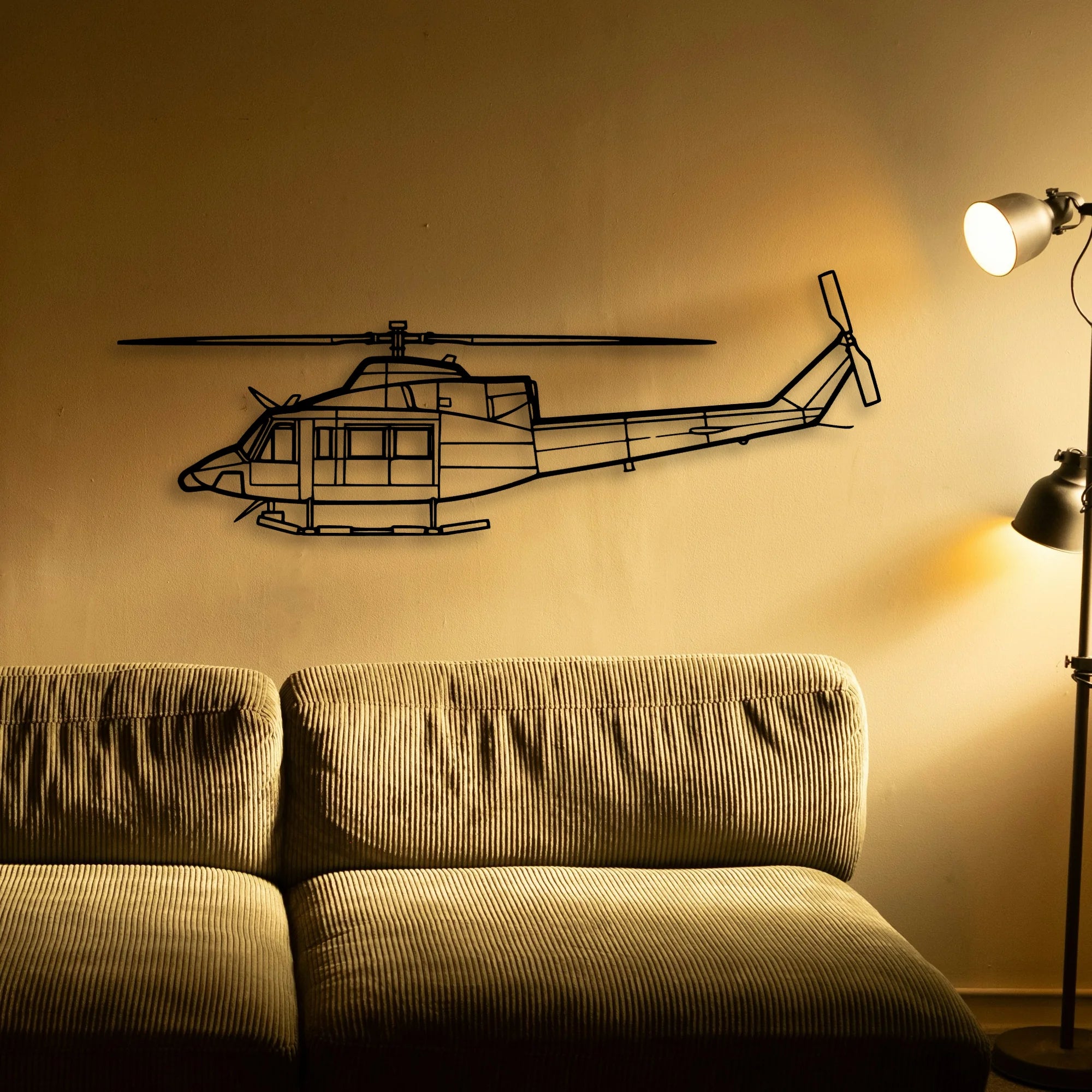 Rafale Classic Aircraft Silhouette Metal Wall Art - Tinvibe