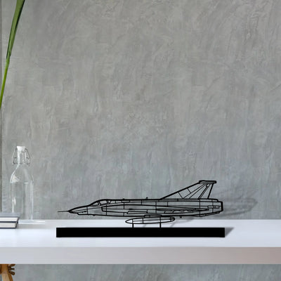 rf-35-draken Silhouette Metal Art Stand - Tinvibe