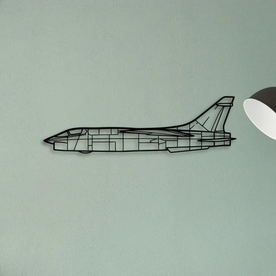 Rf 8G 3 Classic Aircraft Silhouette Metal Wall Art - Tinvibe