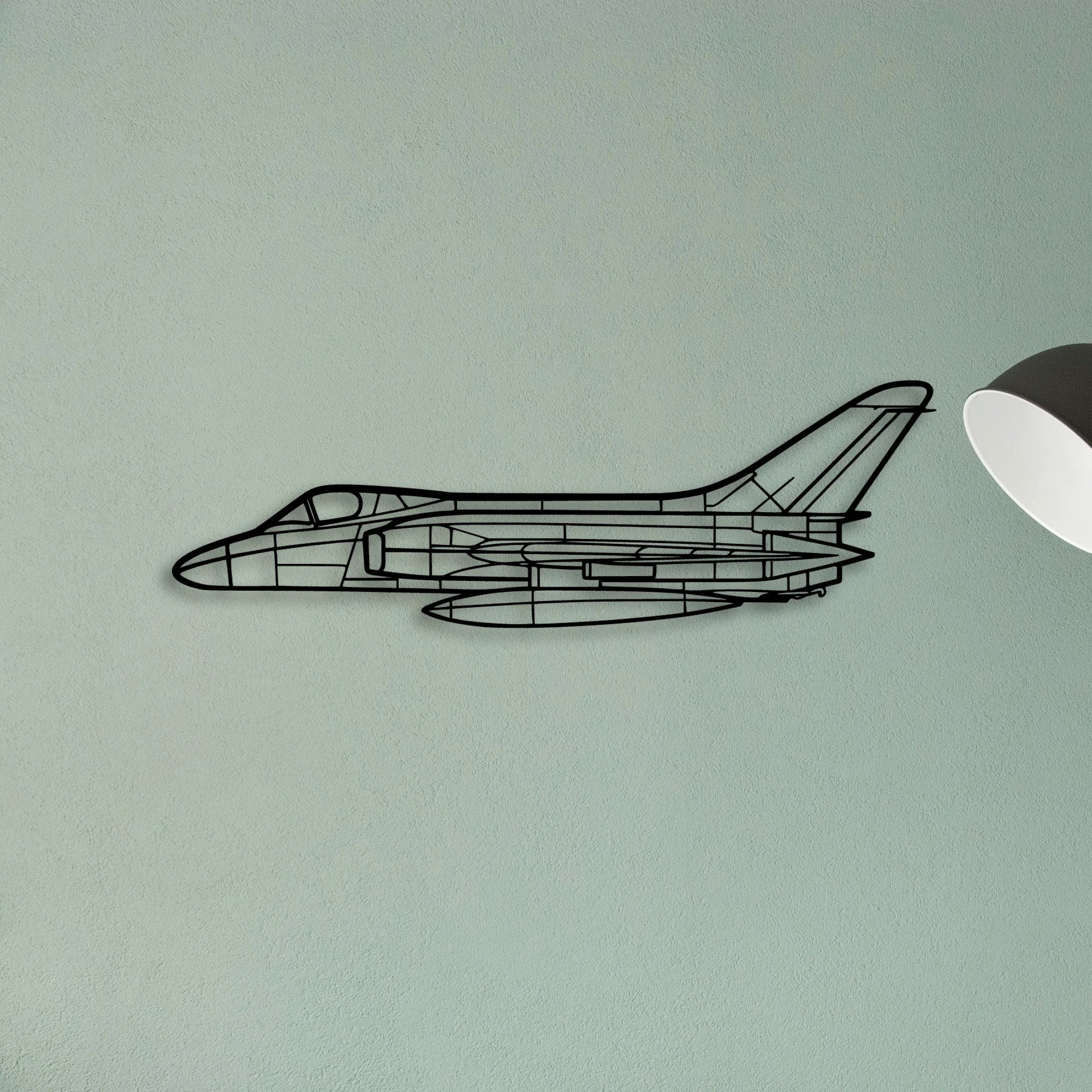 Rf 8G Classic Aircraft Silhouette Metal Wall Art - Tinvibe